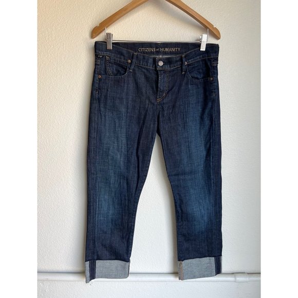Citizens of Humanity by Jerome Dahan women jeans dani cropped straight leg. Preo - Picture 1 of 9